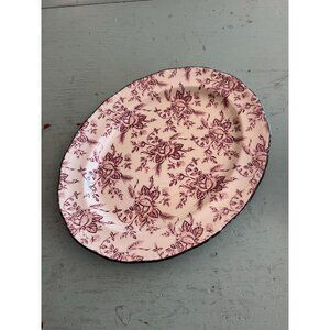 Wood and Sons Colonial Rose Pink 12 Inch English Porcelain Platter